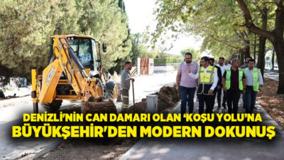 Denizli Büyükşehir Belediyesi, Denizlililerin yoğun ilgi gösterdiği ‘Koşu Yolu’nu daha