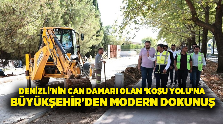 Denizli Büyükşehir Belediyesi, Denizlililerin yoğun ilgi gösterdiği ‘Koşu Yolu’nu daha