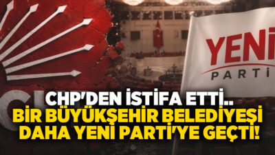 YENİ Parti'ye bir büyükşehir belediyesi daha katıldı. Eskişehir Büyükşehir Belediye