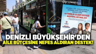 Denizli Büyükşehir Belediye Başkanı Bülent Nuri Çavuşoğlu’nun, gençlerin eğitim hayatına