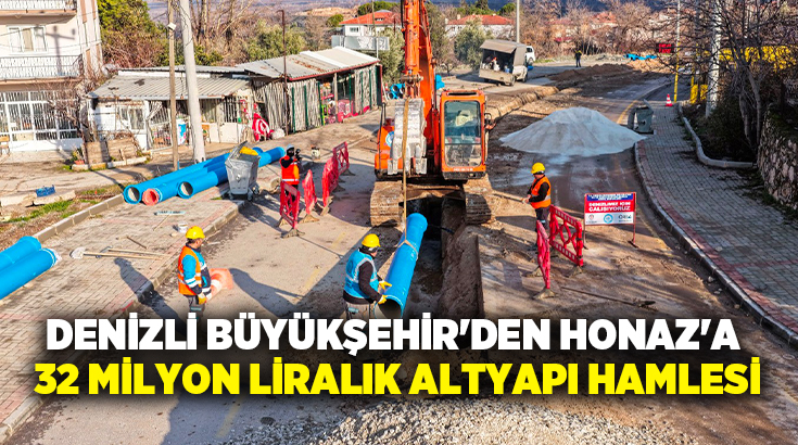 Denizli Büyükşehir Belediyesi DESKİ Genel Müdürlüğü, Honaz ilçesinde ekonomik ömrünü