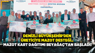 Denizli Büyükşehir Belediyesi, artan girdi maliyetleri karşısında üreticinin yükünü hafifletmek