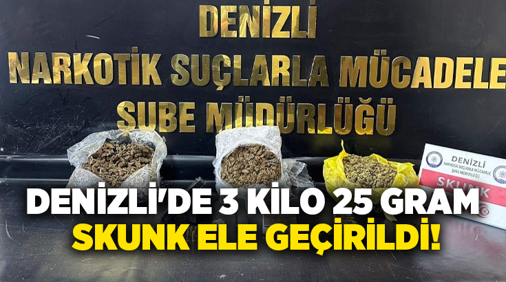 Denizli’de polis ekiplerince takibe alınan 2 araca uyuşturucu operasyonu düzenlendi.