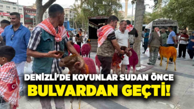 Denizli’nin Çal ilçesinde 853 yıldır yaşatılan Sudan Koyun Geçirme ve