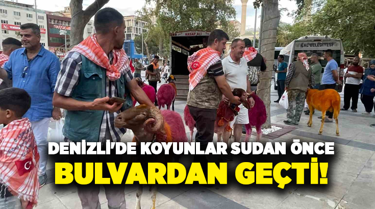Denizli’nin Çal ilçesinde 853 yıldır yaşatılan Sudan Koyun Geçirme ve