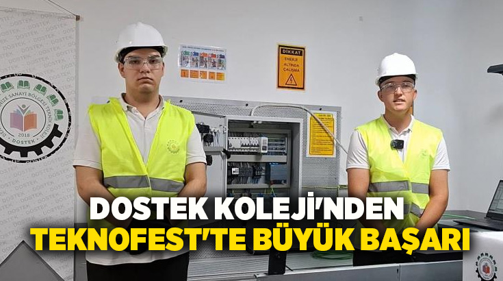 TEKNOFEST kapsamında düzenlenen Mesleki Yetenek Yarışmaları’nda büyük bir başarıya imza