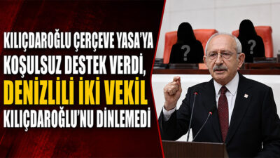 CHP Genel Başkanı Kemal Kılıçdaroğlu’nun “tereddütsüz destek vereceğiz” dediği Çerçeve