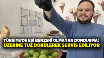 Eskişehir’de çağla, yeşil erik ve kuzukulağından hazırlanan, üzerine tuz atılarak