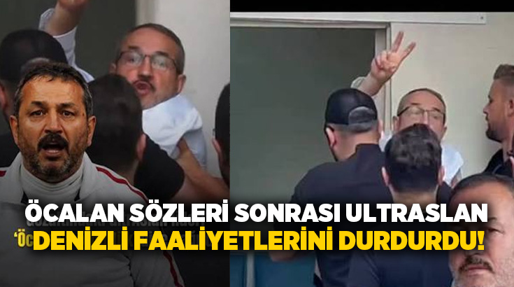 Galatasaray’ın taraftar grubu ultrAslan’da, tribün lideri Sebahattin Şirin’in Abdullah Öcalan
