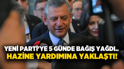 Özgür Özel liderliğinde CHP'den ayrılan isimlerin kurduğu Yeni Parti'nin başlattığı