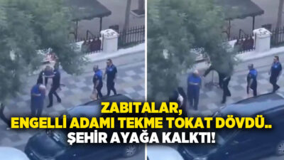 Afyonkarahisar'da engelli pamuk şeker satıcısına yönelik şiddet görüntüleri büyük tepki