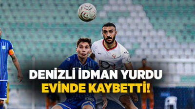 Denizli İdman Yurdu 1959 SK, sahasında ağırladığı Bursa Yıldırımspor’a ikinci yarıda