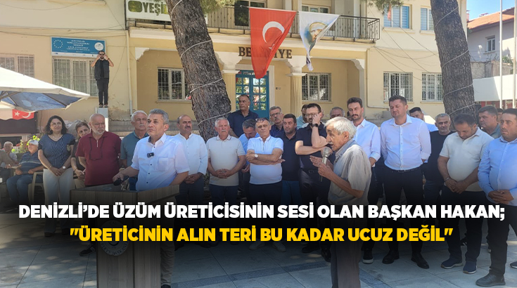 Denizli’nin üzüm üretim merkezlerinden Çal’da, 17-20 lira arasında belirlenen üzüm