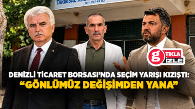 Denizli Ticaret Borsası seçimleri öncesinde adaylara yönelik destek açıklamaları sürerken,