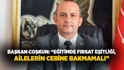 Yeni Parti Pamukkale İlçe Başkanı Uğur Coşkun, yeni eğitim ve