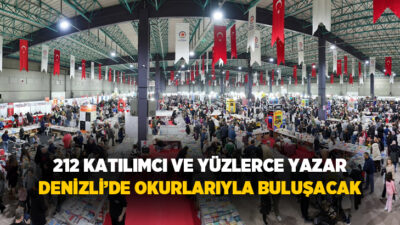 Denizli Büyükşehir Belediyesi’nin destekleriyle, TÜYAP organizatörlüğünde ve Türkiye Yayıncılar Birliği