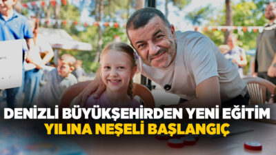 Denizli Büyükşehir Belediyesi'nin yeni eğitim-öğretim yılı öncesinde çocuklar için hazırladığı ve