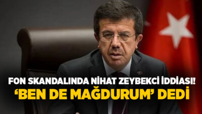 Fon skandalına AKP'li Nihat Zeybekci'nin de adının karıştığı öne sürüldü.