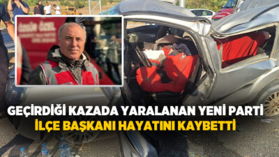 Aydın'ın Çine ilçesinde direksiyon hakimiyetini kaybettiği aracın refüjdeki yönlendirme tabelası