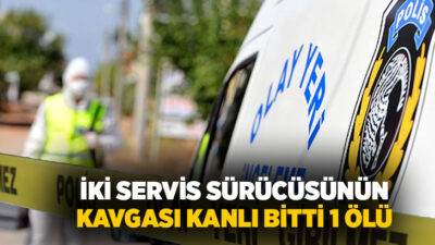 Arnavutköy Hadımköy’de, iki servis minibüsünün sürücüleri arasında çıkan silahlı kavgada