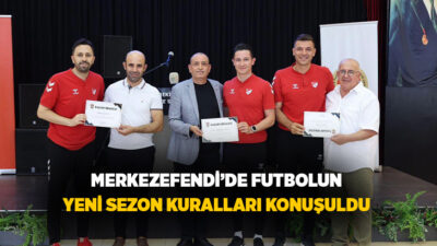Merkezefendi Belediyesi ile Türkiye Futbol Antrenörleri Derneği (TÜFAD) Denizli Şubesi