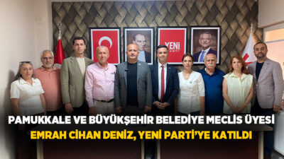 Pamukkale ve Denizli Büyükşehir Belediye Meclis Üyesi Emrah Cihan Deniz,