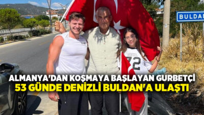 Almanya’nın Lörrach kentinden yola çıkan Buldanlı gurbetçi Mustafa Güzel, 53