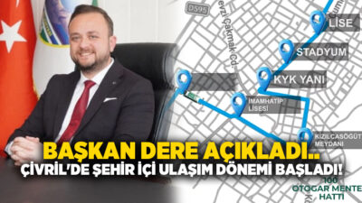 Çivril Belediyesi, ilçede uzun yıllardır beklenen şehir içi ulaşım hizmetini