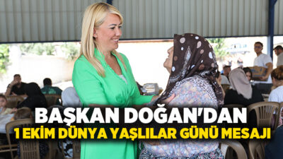 Merkezefendi Belediye Başkanı Şeniz Doğan, 1 Ekim Dünya Yaşlılar Günü