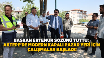 T.C. Pamukkale Belediyesi, Aktepe Mahallesi sakinlerinin uzun süredir heyecanla beklediği