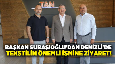 AK Parti Denizli İl Başkanı Muhammet Subaşıoğlu, il genelindeki ziyaretleri