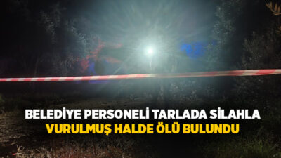 Aydın’ın İncirliova ilçesinde belediye personeli Sezgin Keçeci (49), bir tarlada