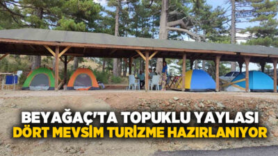 Denizli’nin Beyağaç ilçesinde belediye başkanı Sezayi Pütün, 1700 metre rakımlı