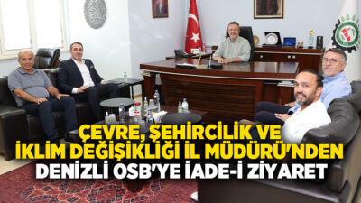 Denizli Çevre, Şehircilik ve İklim Değişikliği İl Müdürü Ertuğrul Yıldırım,