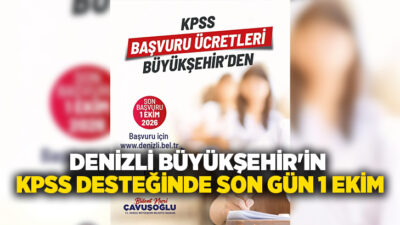 Denizli Büyükşehir Belediyesinden sosyal yardım alan vatandaşlar için ilk kez