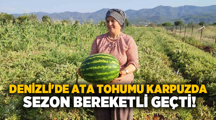 Denizli’nin Beyağaç ilçesinde 52 yaşındaki üretici Hatice Parıldayan’ın 2 dönümlük