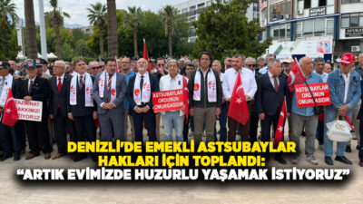 Türkiye Emekli Astsubaylar Derneği (TEMAD) Denizli Şubesi tarafından düzenlenen etkinlikte