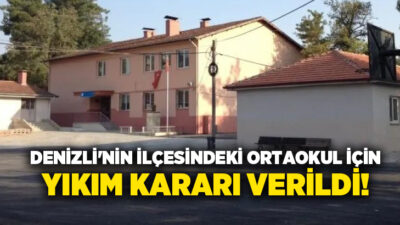 Buldan Alacaoğlu Ortaokulu binasında gerçekleştirilen teknik incelemeler sonucunda binanın depreme