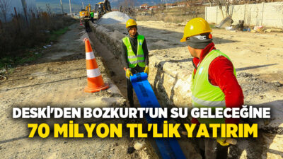 Denizli Büyükşehir Belediyesi DESKİ, kent genelinde içme suyu altyapısını güçlendirmek