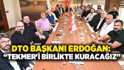 Denizli Ticaret Odası (DTO) Başkanı Uğur Erdoğan, işletmeleri Pamukkale Teknokent’te
