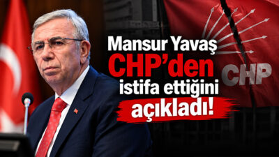Ankara Büyükşehir Belediye Başkanı Mansur Yavaş CHP'den istifa etti.