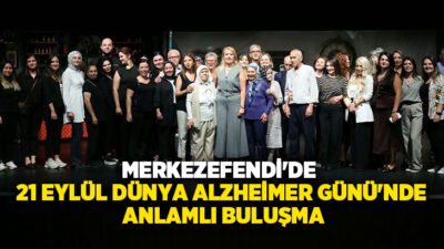 Merkezefendi Belediyesi Alzheimer Yaşam Merkezi’nde hizmet alan kıymetli büyüklerin sahne