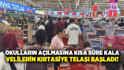 Yeni eğitim-öğretim yılının başlamasına kısa bir süre kala veliler ve