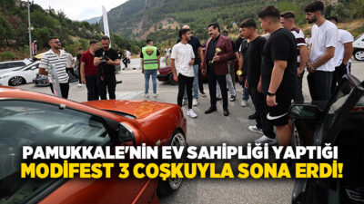 T.C. Pamukkale Belediyesi’nin ev sahipliğinde, Denizli’de otomobil ve modifiyeli araç