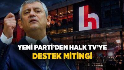 YENİ Parti, Halk TV ile dayanışma göstermek amacıyla çarşamba günü
