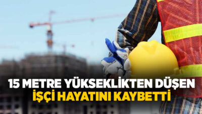 Kütahya’da bir inşaatın iskelesinde çalışırken yaklaşık 15 metre yükseklikten düşen