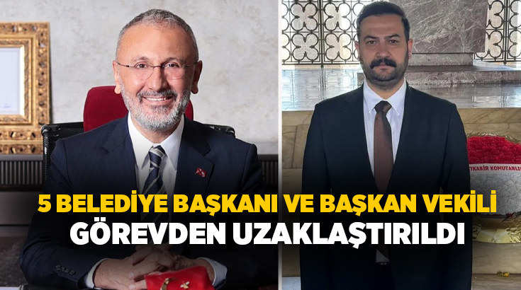 İçişleri Bakanlığı, haklarında yürütülen soruşturmalar kapsamında tutuklanan 4 belediye başkanı