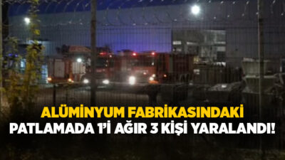 Sakarya’nın Akyazı ilçesinde faaliyet gösteren ASAŞ Alüminyum fabrikasının dökümhane bölümünde