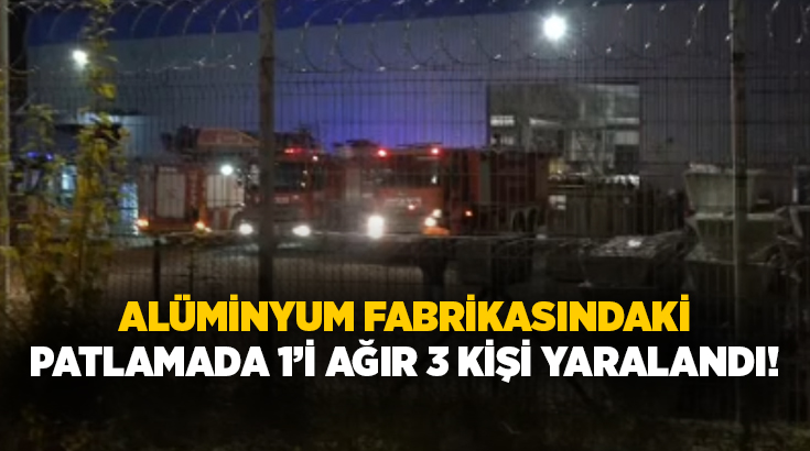 Sakarya’nın Akyazı ilçesinde faaliyet gösteren ASAŞ Alüminyum fabrikasının dökümhane bölümünde
