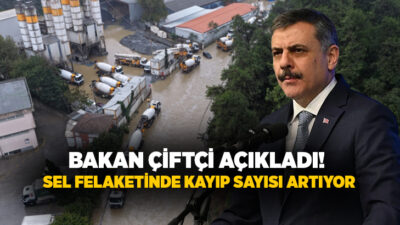İçişleri Bakanı Mustafa Çiftçi, Marmara Bölgesi'nde etkili olan sel felaketine